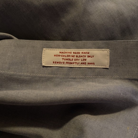 Brooks Brothers 346 Shirt Men's Size 16 1/2 2-3 Regular Fit Non-Iron Blue - Picture 5 of 8